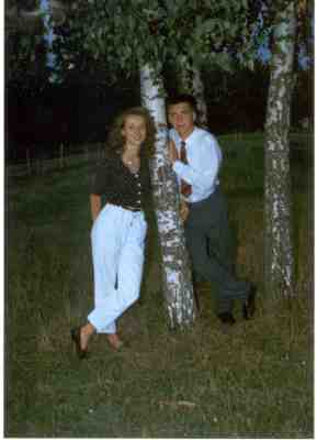 1995 m. su sese Ieva Vilniuje prie avarij